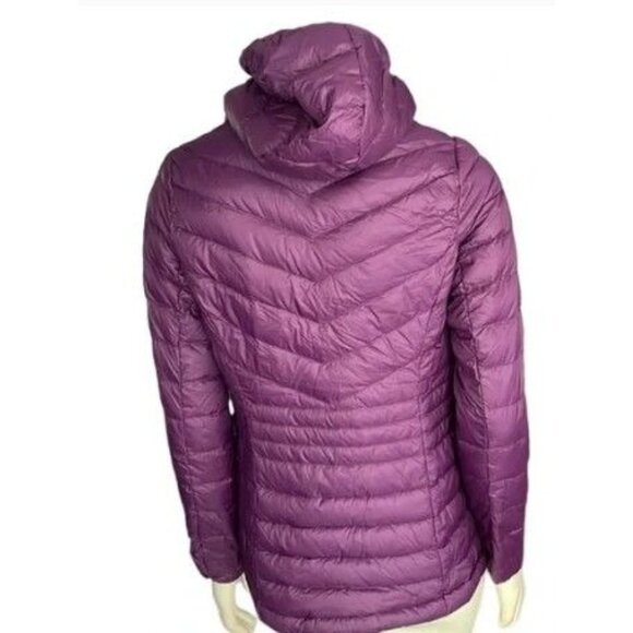 Paradox Womens Down Jacket Packable S/P Lightweight Water & Wind Resistant Plum - Picture 9 of 12